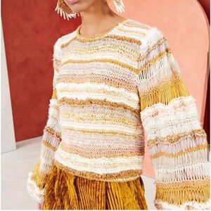 ULLA JOHNSON
Electra Stripe Sweater Size S / excellent